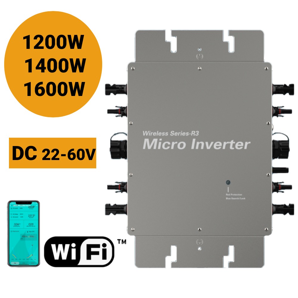 Micro Inverter 1400W Solar Grid Tie - شبكة التعادل واط الشمسية مايكرو العاكس