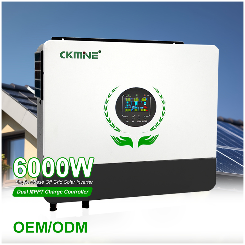 Off Grid Solar Inverter 48V 6000W - محول طاقة شمسية هجين خارج الشبكة