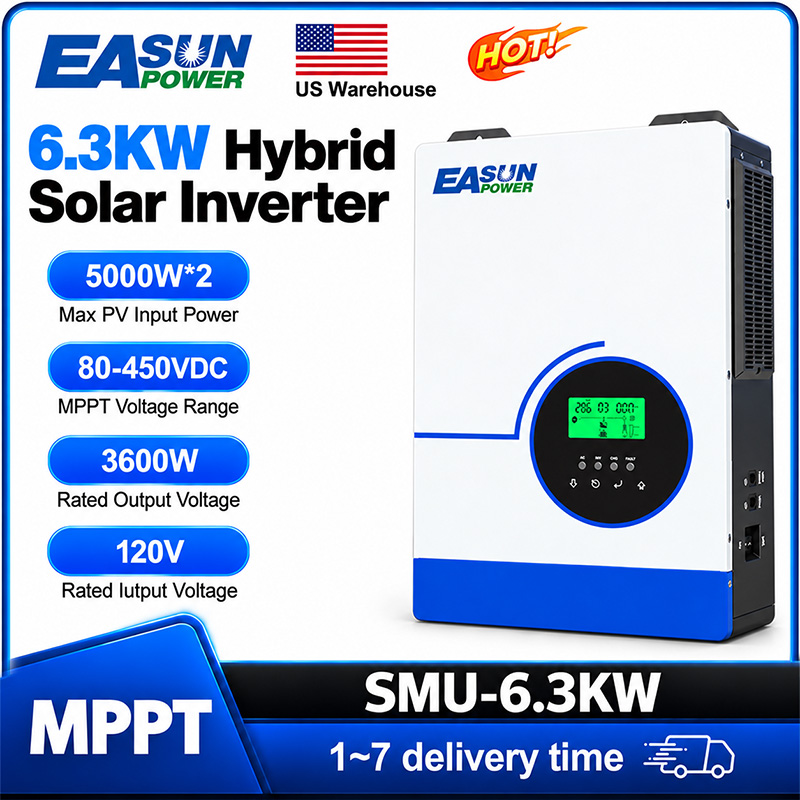 Grid Tie Inverter Limiter 2000W - EASUN POWER 6300W محول طاقة شمسية