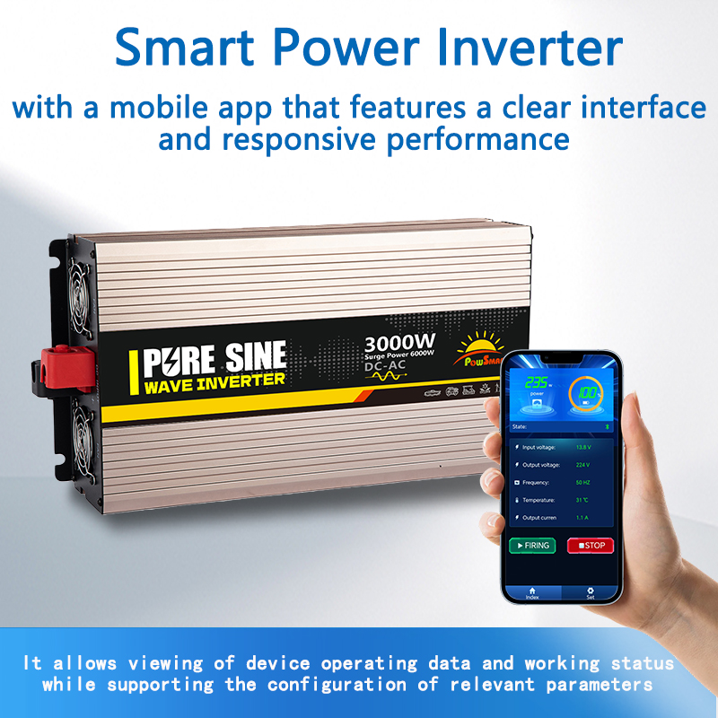 محولات طاقة ذكية للاستخدام الم - مراجعة Inverter Pure Sine Wave 60Hz 120V 3000W وسعره