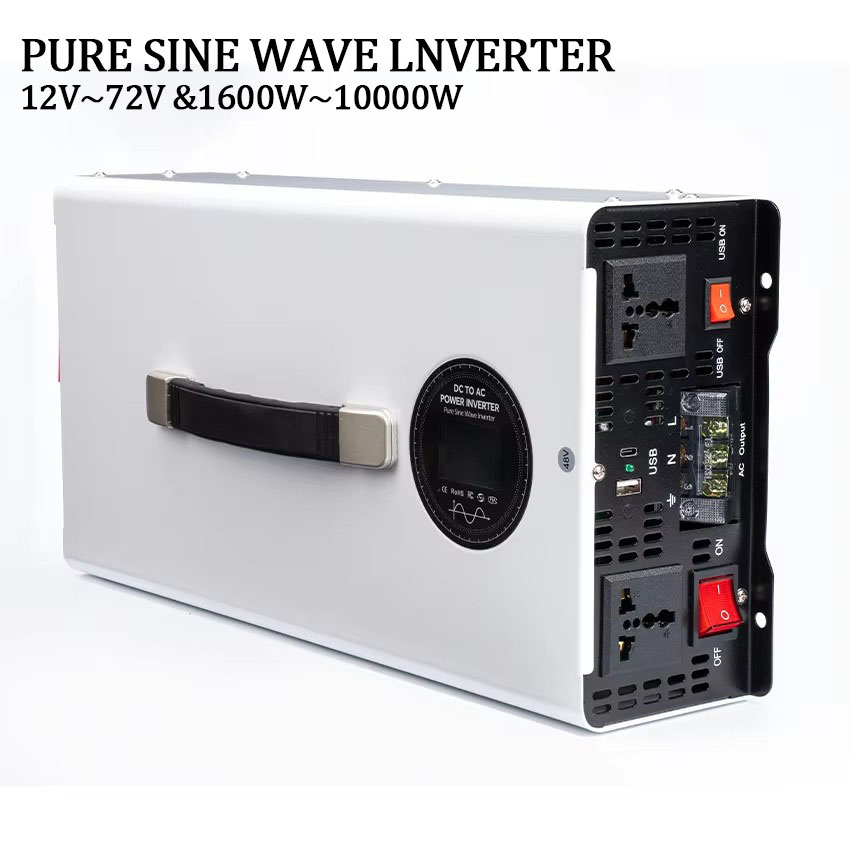 محول تيار نقي جيبي 5000 واط 10 - مراجعة Pure Sine Wave Inverter 5000W 48V 220V وسعره
