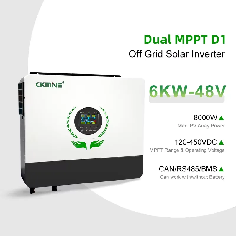 عرض ساخن بالجملة: عاكس شمسي ثن - مراجعة Off Grid Solar Inverter 48V 6000W وسعره