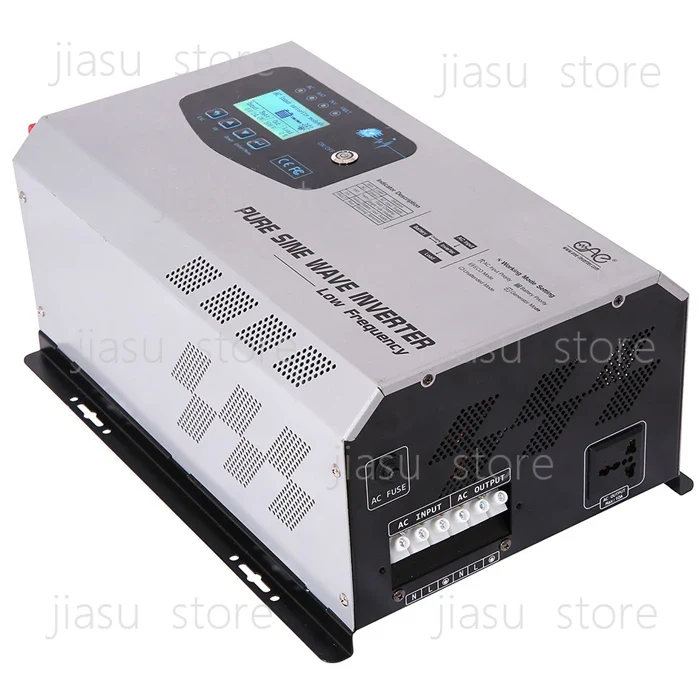 محول طاقة شمسية UPS بقدرة 6 كي - مراجعة Off Grid Solar Inverter 48V 6000W وسعره