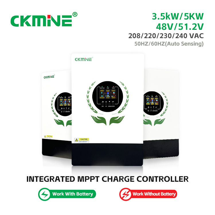 CKMINE 5KW 48V محول طاقة شمسية - مراجعة Off Grid Solar Inverter 48V 6000W وسعره