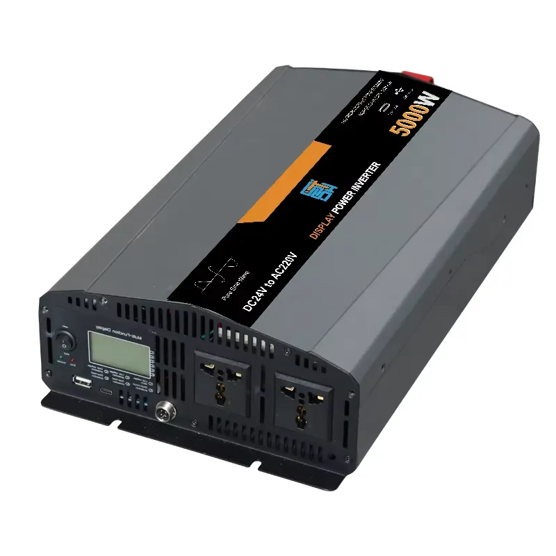 محول طاقة بتيار متردد نقي 110  - مراجعة Pure Sine Wave Inverter 5000W 48V 220V وسعره