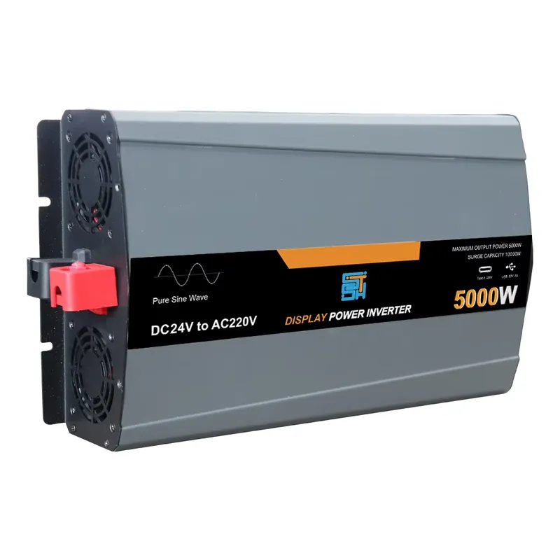 محول طاقة بتيار متردد نقي 110  - مراجعة Pure Sine Wave Inverter 5000W 48V 220V وسعره